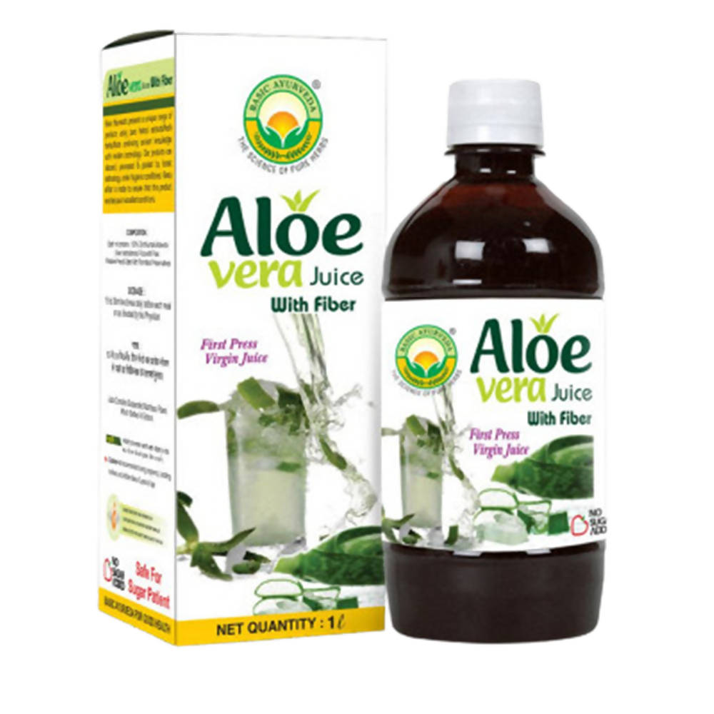 Basic Ayurveda Aloe Vera Juice With Fiber Online